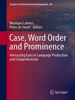 cover image of Case, Word Order and Prominence